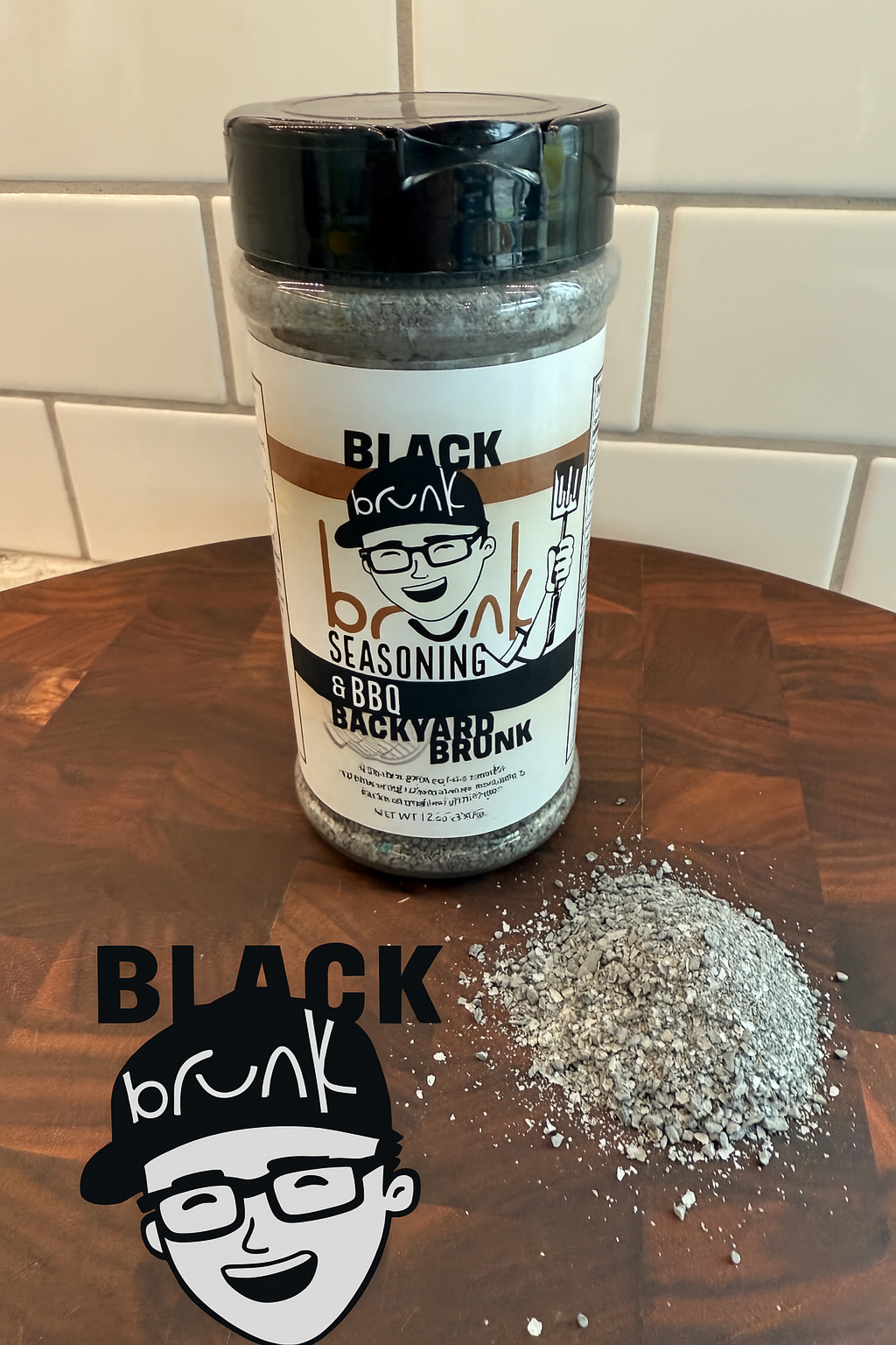Brunk Seasoning & BBQ – Black Blend for Grilling & Smoking (12 oz)