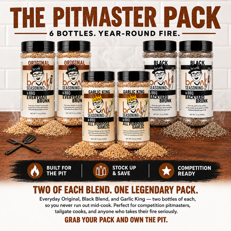Brunk Pitmaster Pack | 6 Full-Size Bottles + Free Shipping