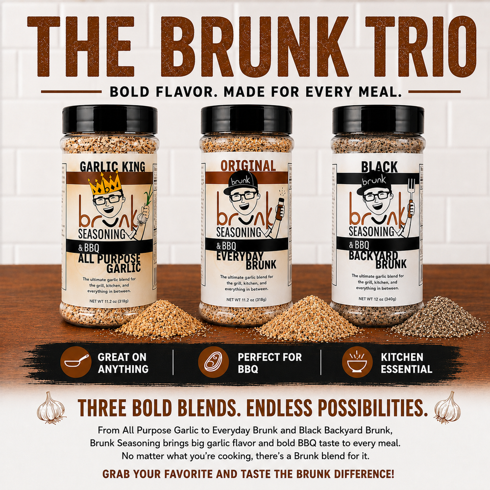 Brunk Starter Trio | All 3 Full-Size Seasonings — Save $3.98